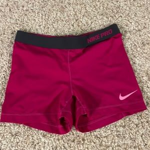 Nike pro shorts- size M